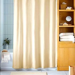 Haven™ 72-Inch x 98-Inch Double Gauze Organic Cotton Shower Curtain in Pumice